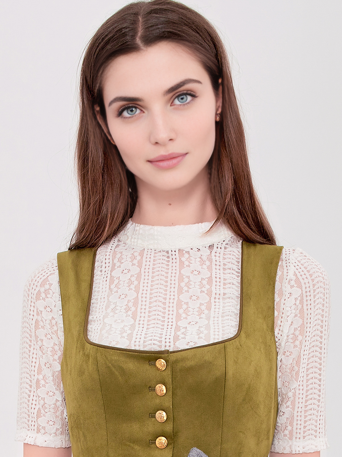 Modernes Dirndl in Grün