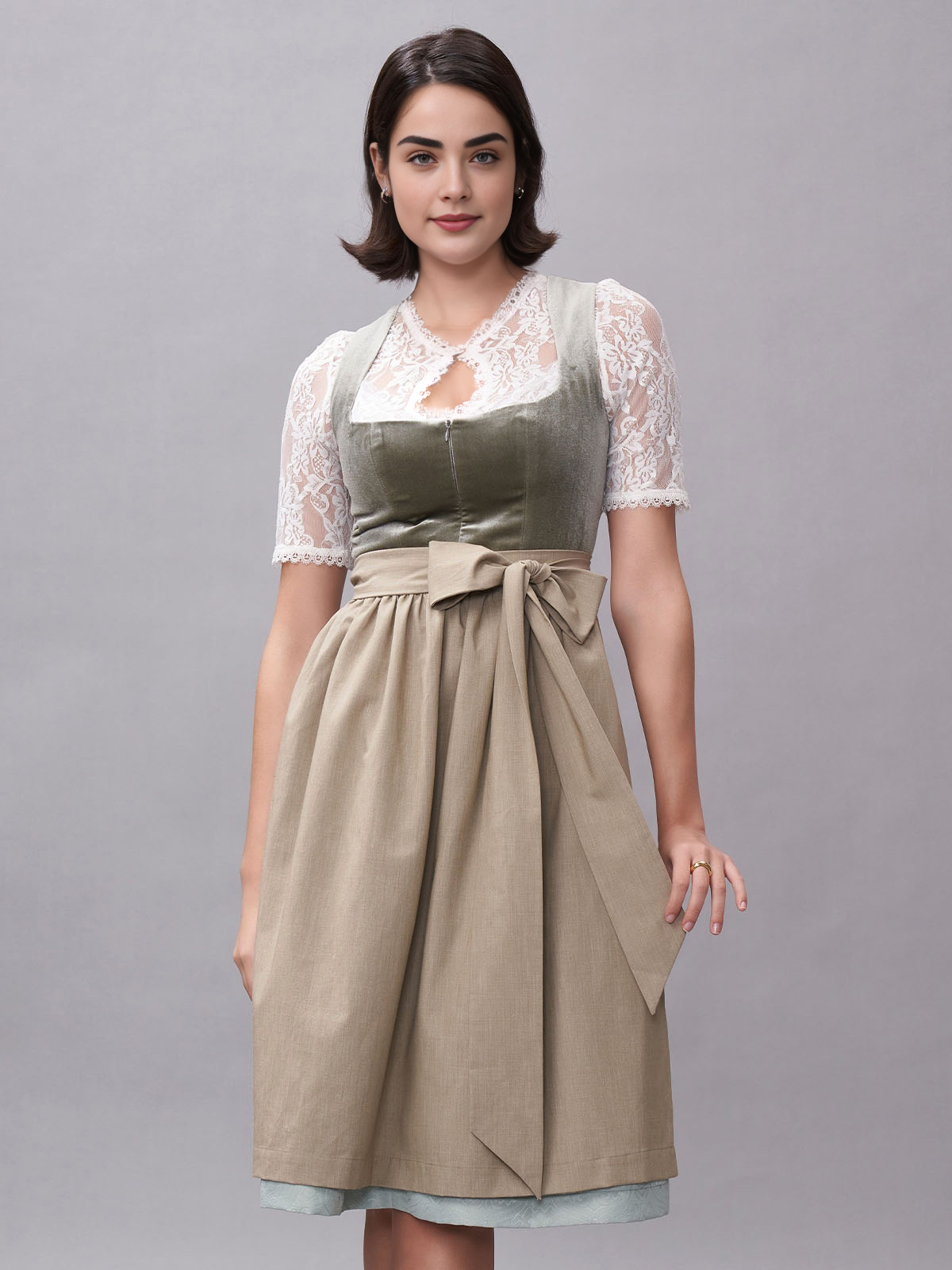 Ehreer Dirndl in Grün