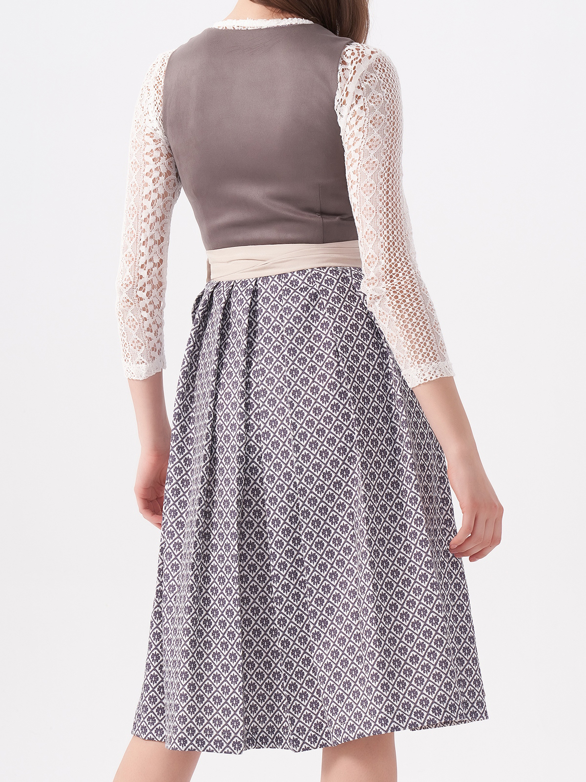 Dirndl in türkis-blau