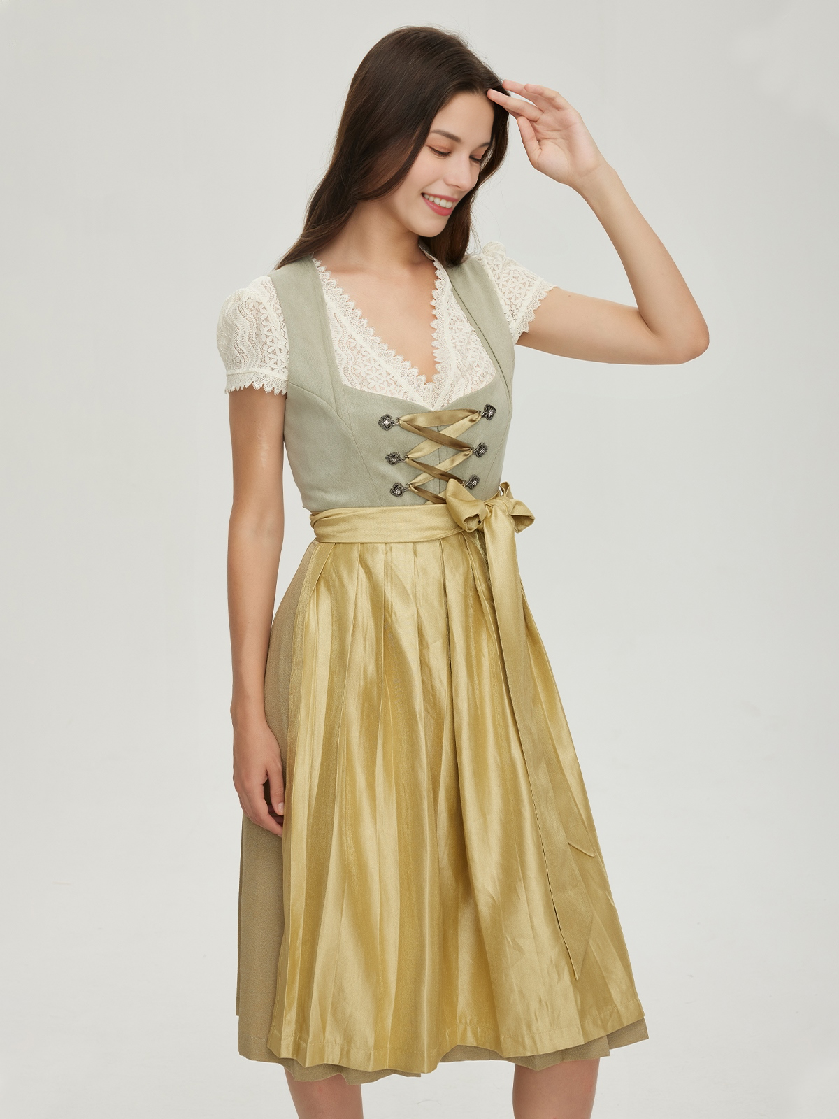 Dirndl in Grün – ein Blickfang für jeden Anlass